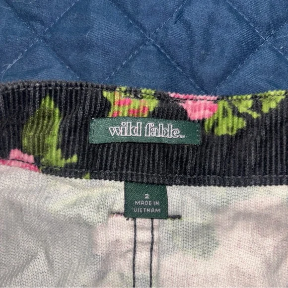 Wild Fable Pink and Green Mini Pencil Skirt Casual - Picture 2 of 6